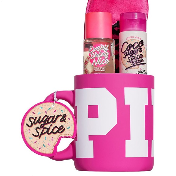 🎉SALE💕VS PINK Coco Sugar & Spice Mug Gift Set - Picture 3 of 6